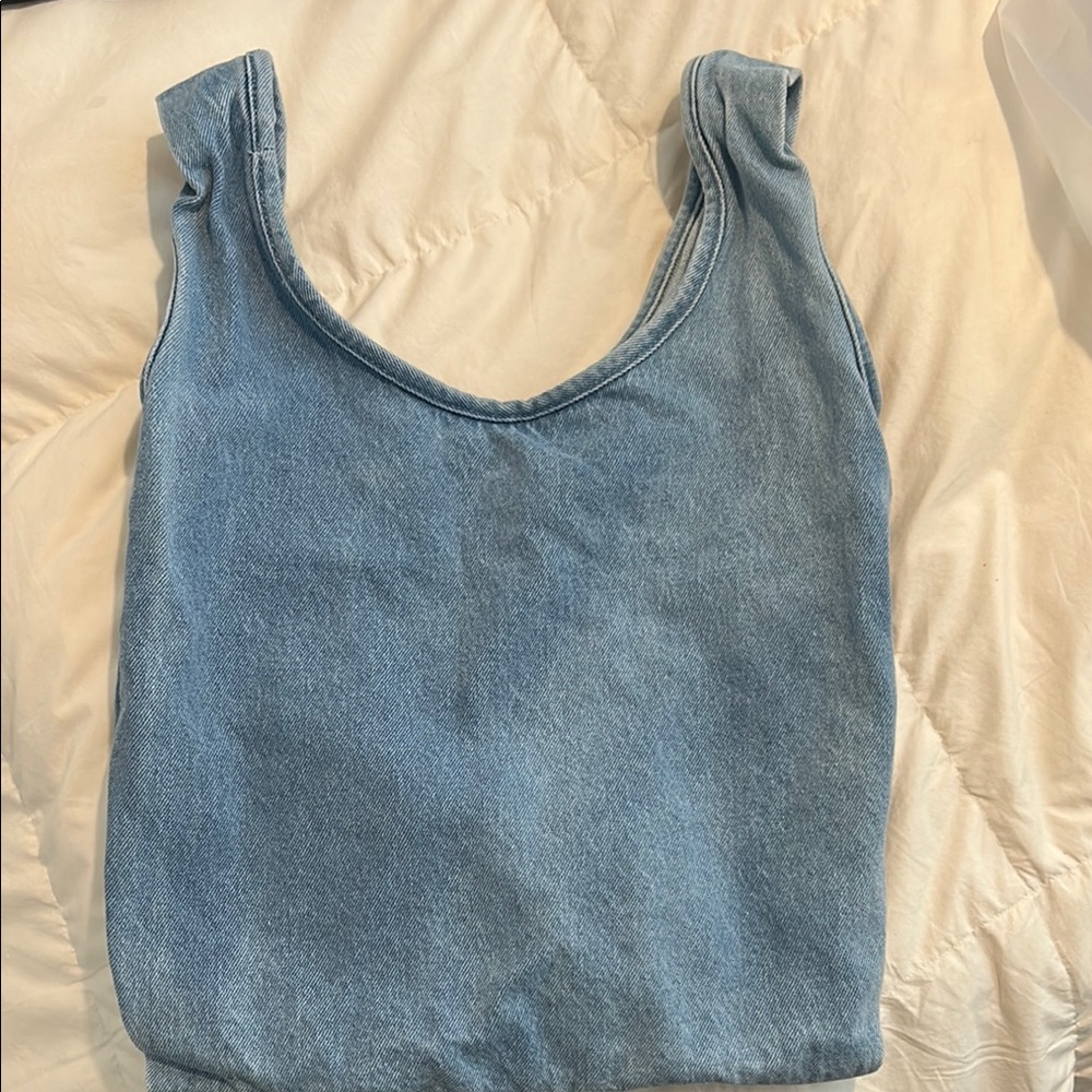 BAGGU - Casual Blue Denim Bag